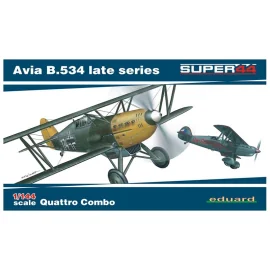 EDUARD 04452 AVIA B.534 SERIE TARDI QUATTRO COMBO 1/144