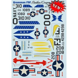 Decalcomania Grumman F9F Panther part-2