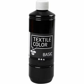 Colore per tessuti, nero, 500ml