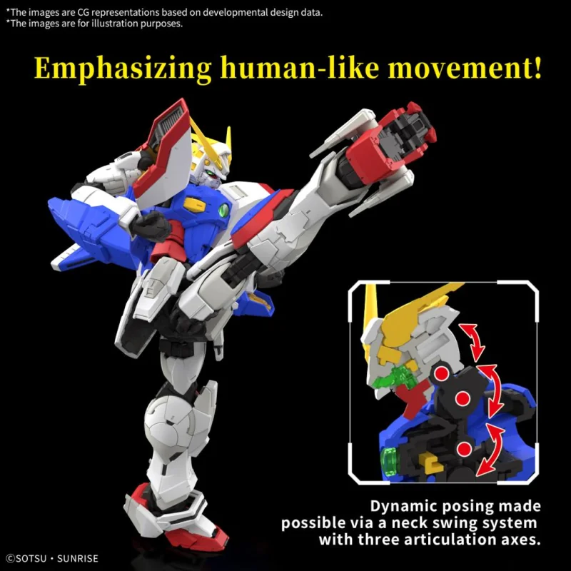 BM-239206 GUNDAM - RG 1/44 Shining Gundam - Model Kit
