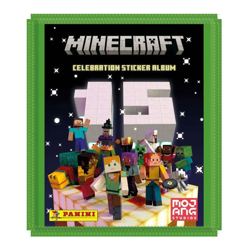 Album e stickers Minecraft Sticker Collection with 15th Anniversary Celebration Booster Display (36)