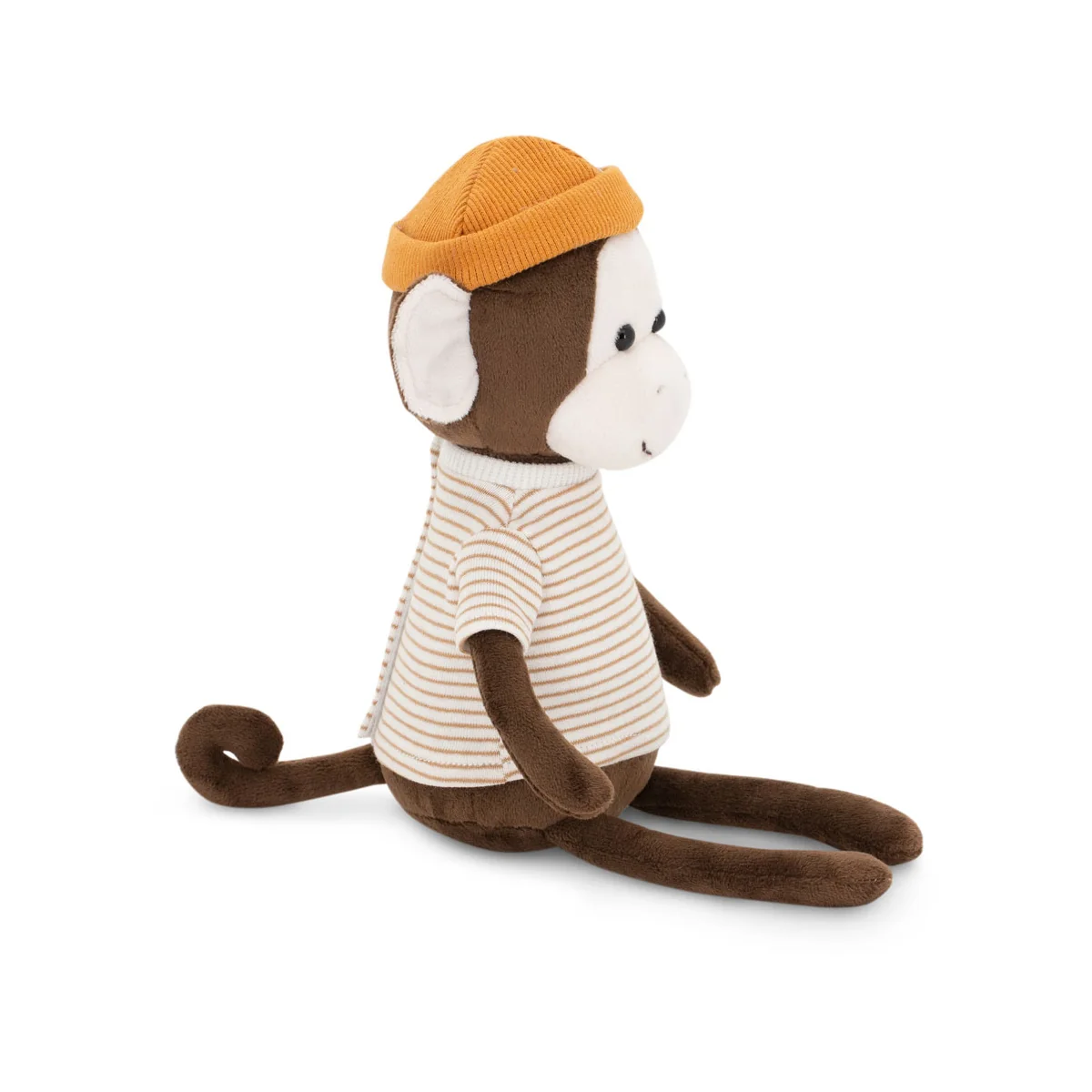 Orange Toys Life M: SCIMMIA con CAPPELLO ARANCIONE Charlie 20cm zittend, in scatola regalo 25x14x13cm, 0+