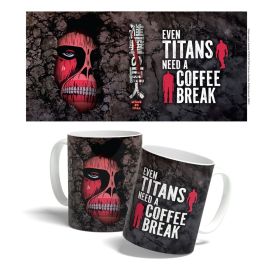  Attack on Titan mug Titan Coffee Break Time 325 ml