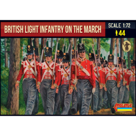  British light infantry on the march 1:72 figure