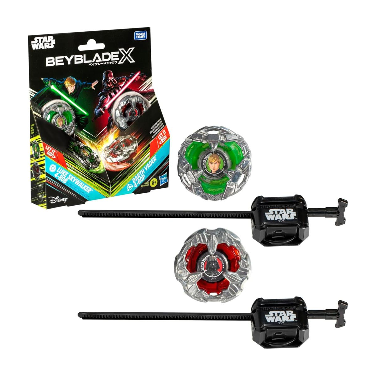  BEYBLADE X - Star Wars Luke 4-80B & Darth Vader 4-60P Dual Pack