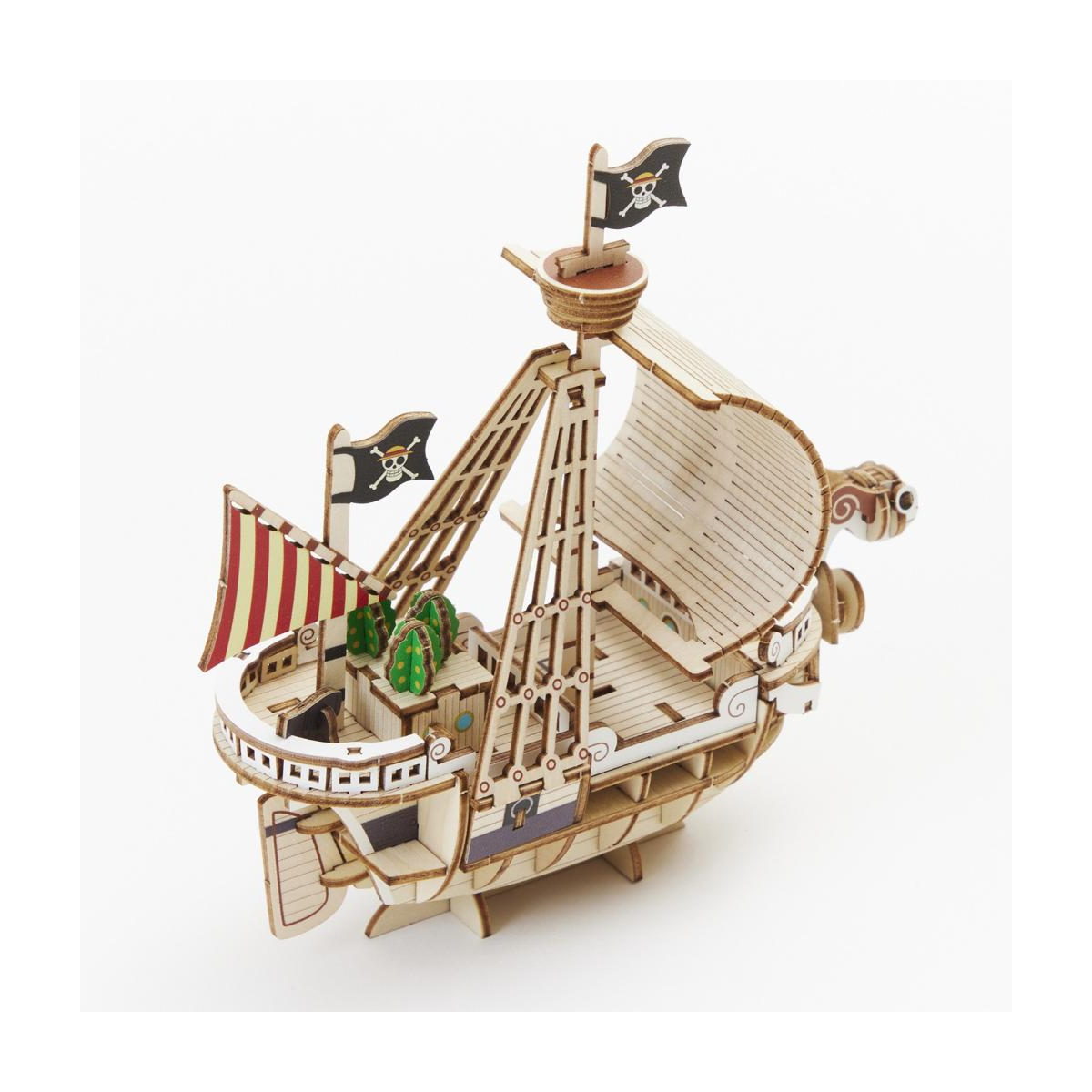 ONE PIECE - Thousand Sunny - Wood Model Kit 14.5cm