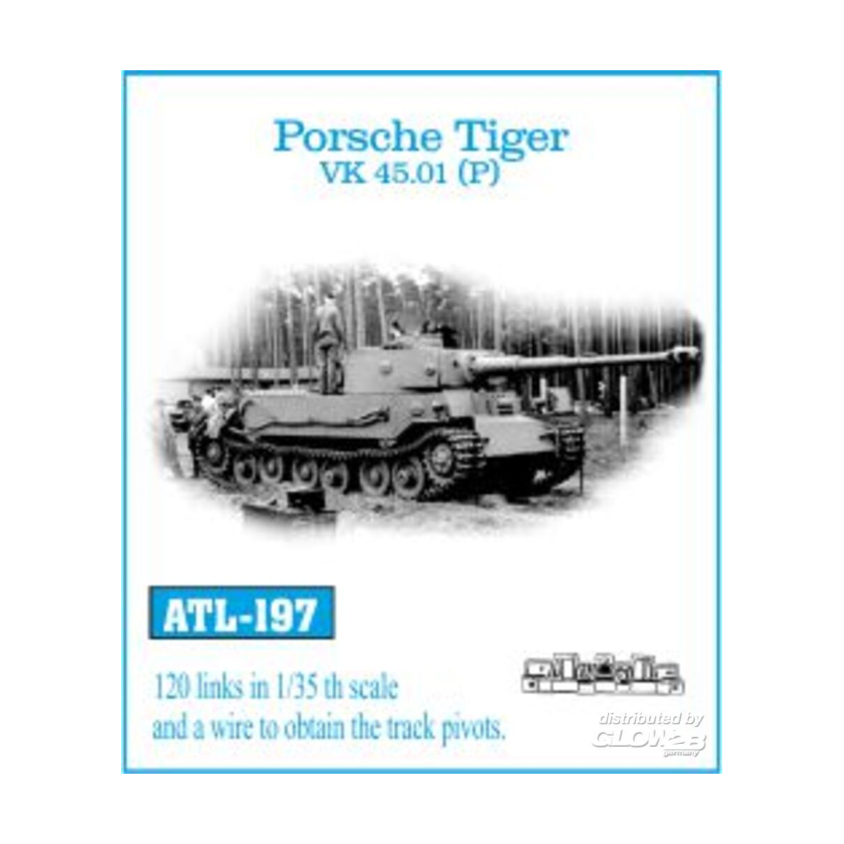  Tracks for Porsche Tiger VK45.01, 120 links