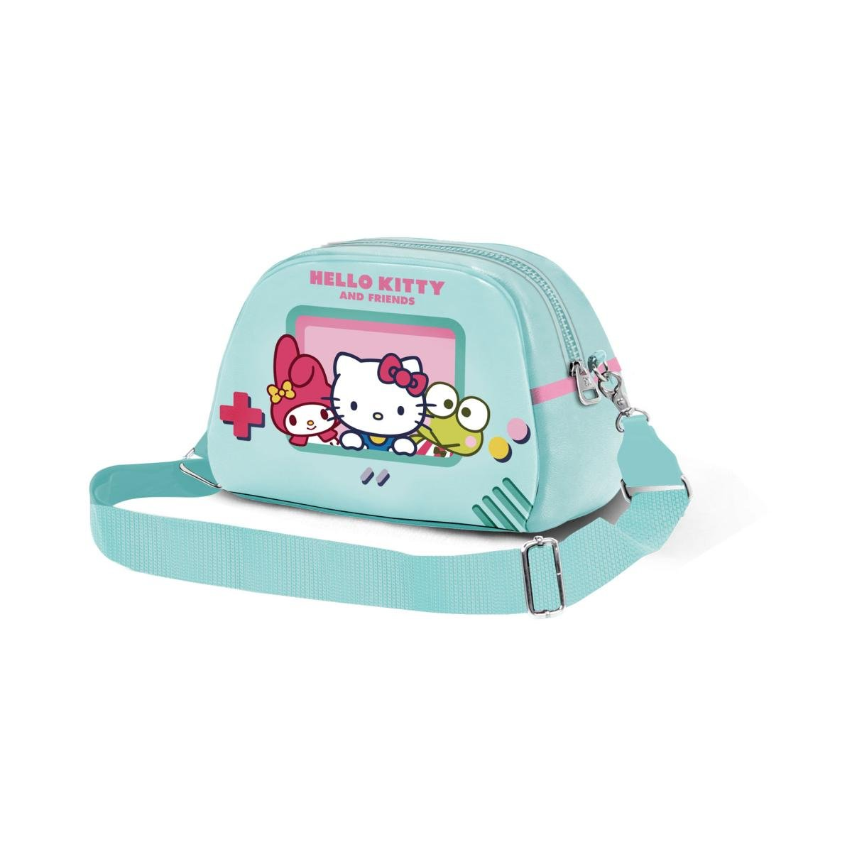 HELLO KITTY & Friends - Gaming - Bowling Shoulder Bag '24x15x10cm' HELLO KITTY & Friends - Gaming - Bowling Shoulder Bag '24x15x10cm'