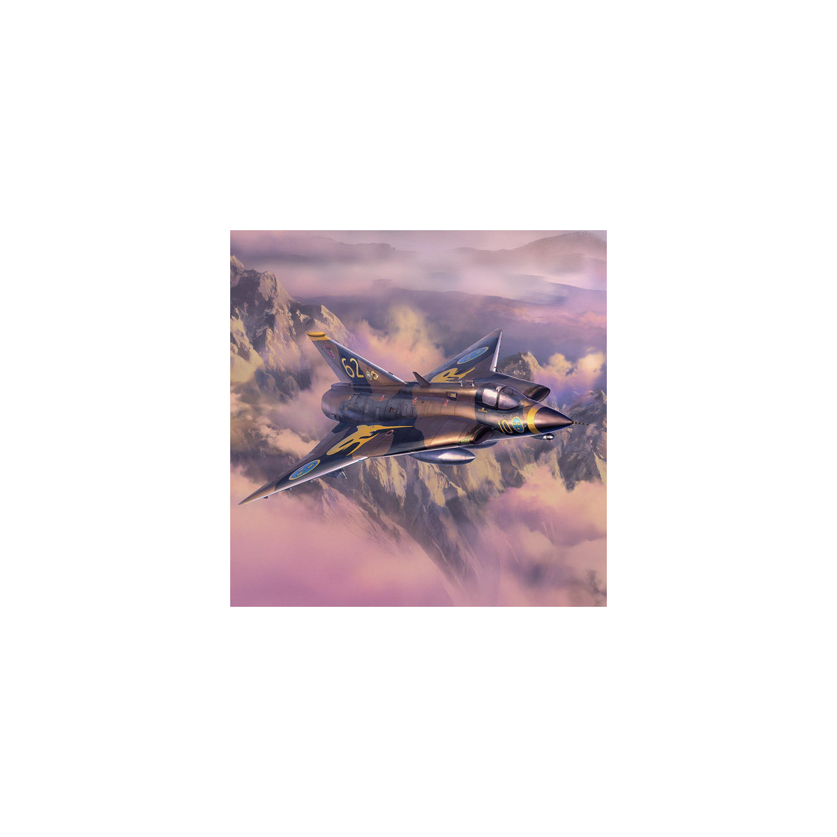 J35J DRAKEN “F10 SPECIAL MARKING” 1:48 plastic model aircraft
