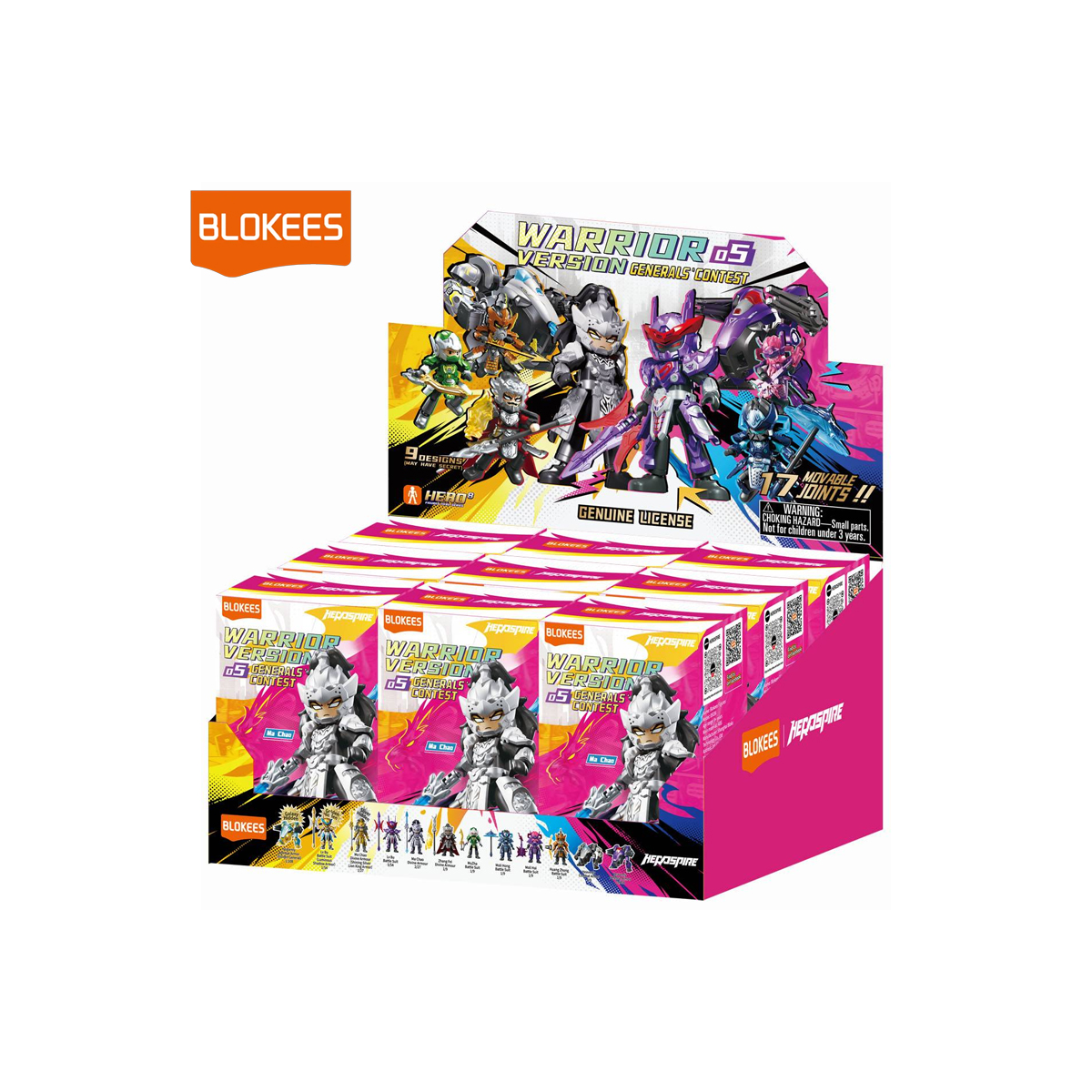  Hero Infinity Galaxy Turbo Version 05 Generals Contest assortment 9pcs
