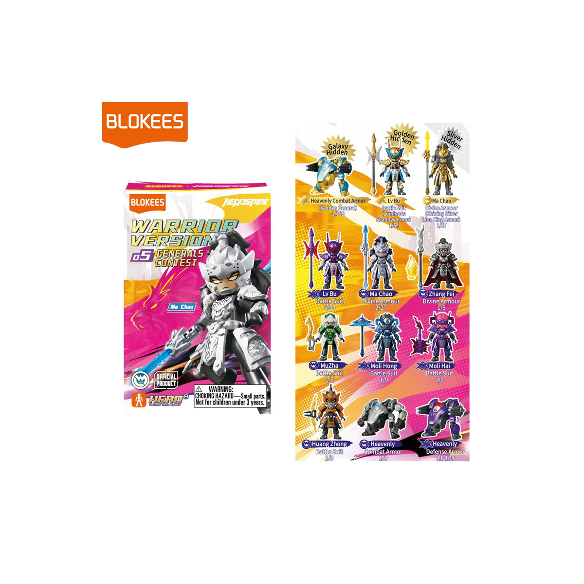 Modelli di cultura pop : manga Hero Infinity Galaxy Turbo Version 05 Generals Contest assortment 9pcs