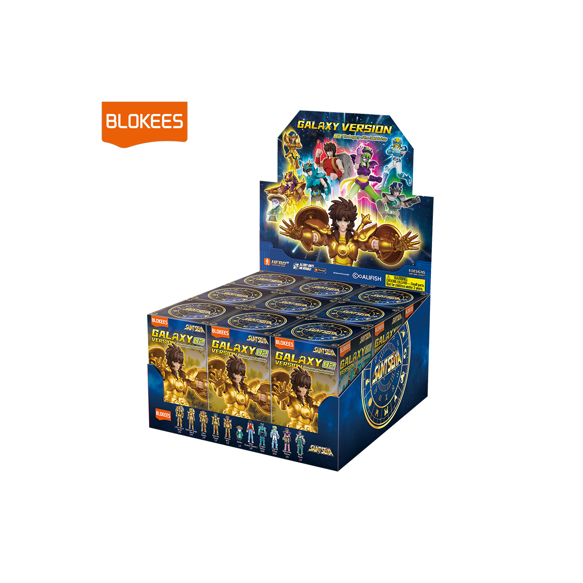 Saint Seiya Blokees Saint Seiya Galaxy Version 02 assortment 9pcs