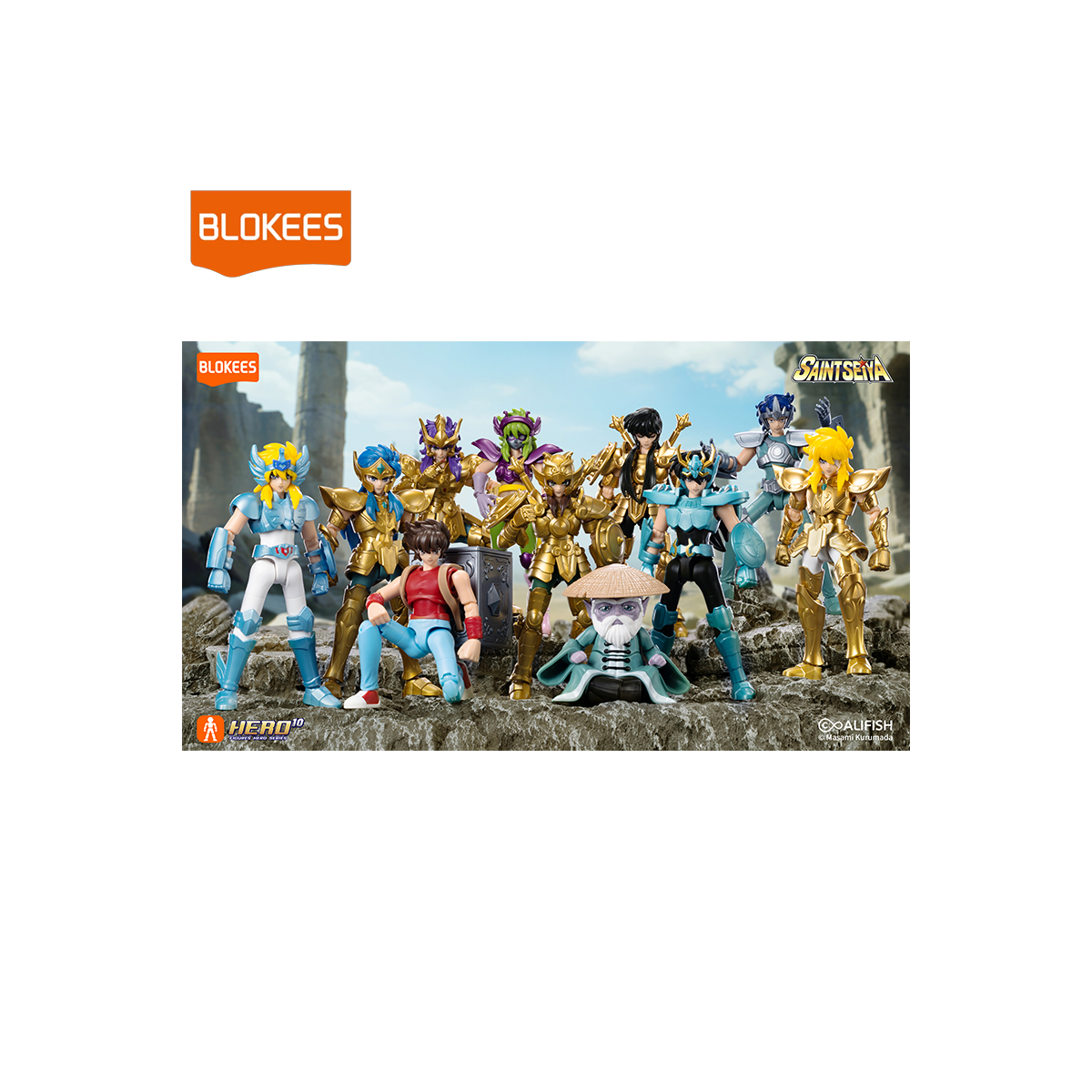 Modelli di cultura pop : manga Saint Seiya Blokees Saint Seiya Galaxy Version 02 assortment 9pcs