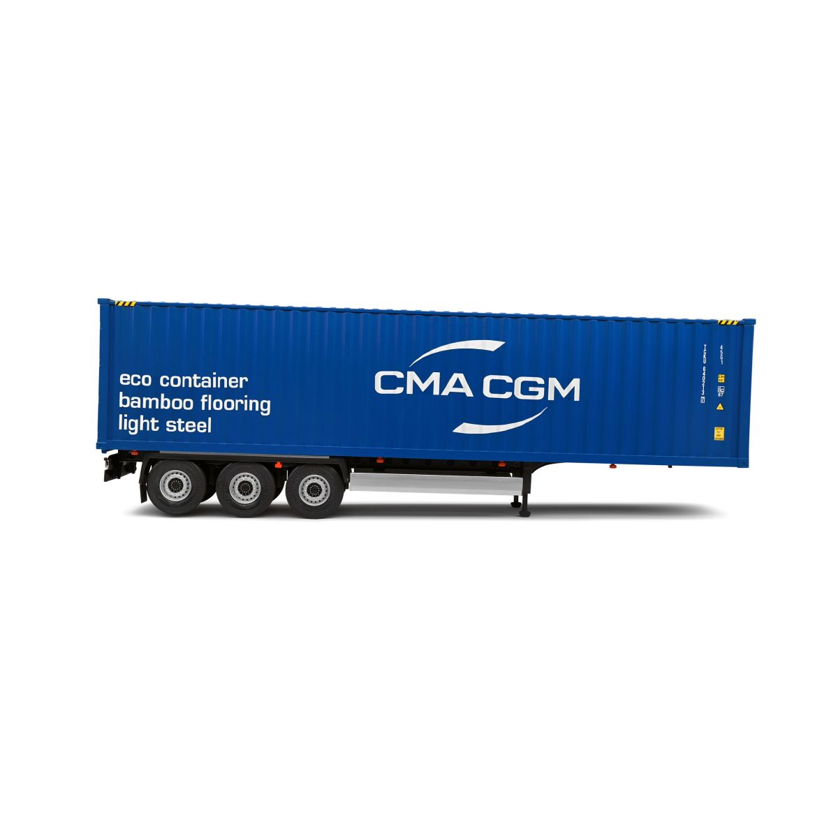 S2400507 CONTAINER TRAILER BLUE 2024 1/24