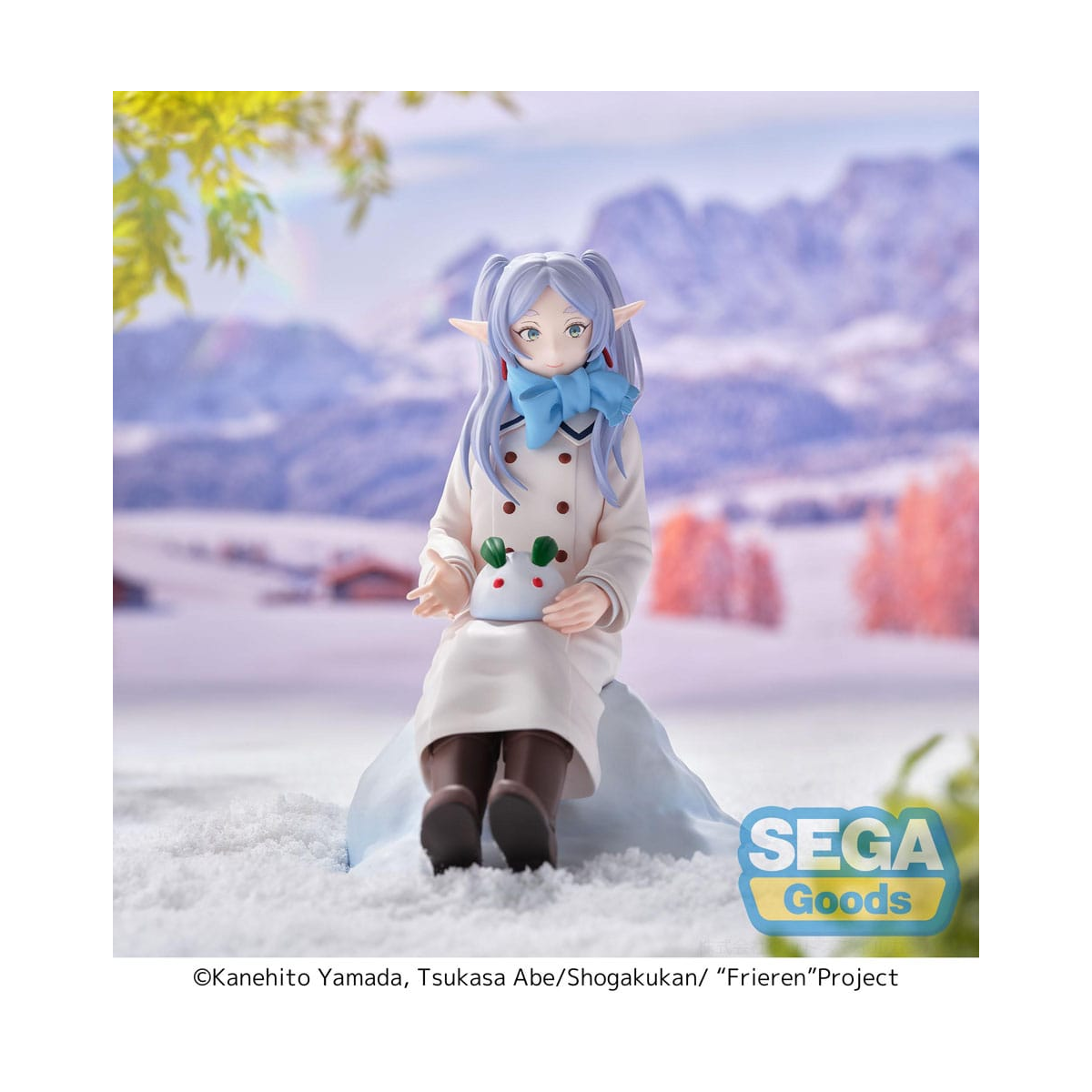 SEGA46092 Frieren: Beyond Journey's End PVC Figure XStellar Frieren Snow Fun Ver. 14cm