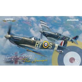 Kit modello EDUARD 2154 SPITFIRE STORY: THE SWEEPS DUAL COMBO (EDUARD-LIMITED) 1/72