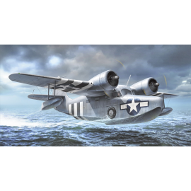Kit modello Grumman JRF GooseNew version of our model with new sprue of the clear parts and details.The model includes decals f