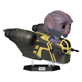Figurini Pop Star Wars: The Mandalorian and Grogu POP! Rides Deluxe Vinyl Figure Bobble Head Zeb Orrelios in the Razor Crest 9 