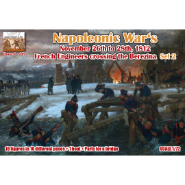 Figurini Napoleonic Wars French Engineers crossing the Berezina Set 2