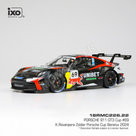 Automodello PORSCHE 911 GT3 CUP 69 ROVANPERA PORSCHE CUP ZOLDER 2024