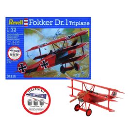 Kit modello Starter Kit Fokker DR.1 Triplane