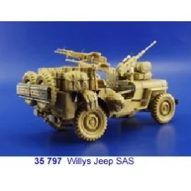 SAS Willys Jeep (per i kit modello da Tamiya TA35033)